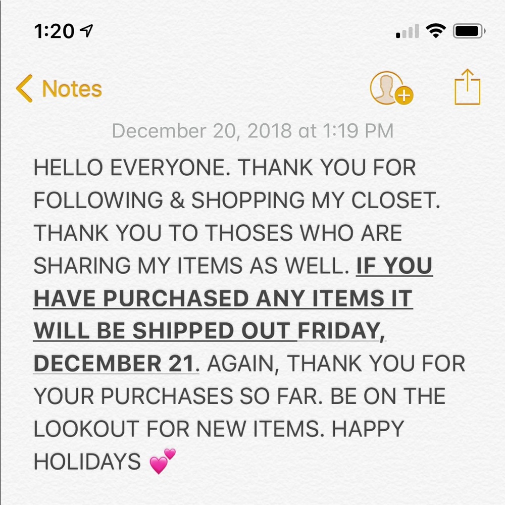 IMPORTANT INFO